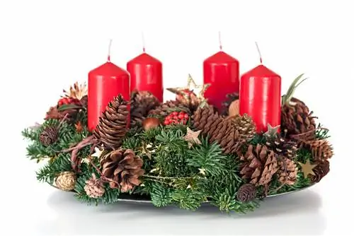 Water the Advent wreath correctly: step by step instructions