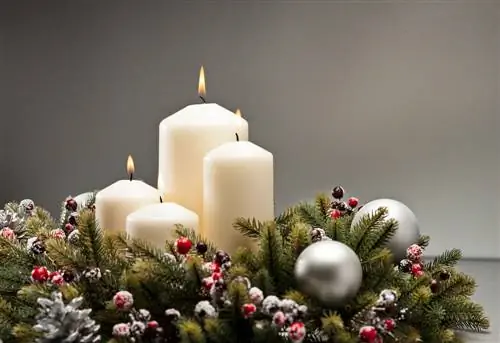 Advent çelengi: mumların farklı yükseklikleri - ne yapmalı?